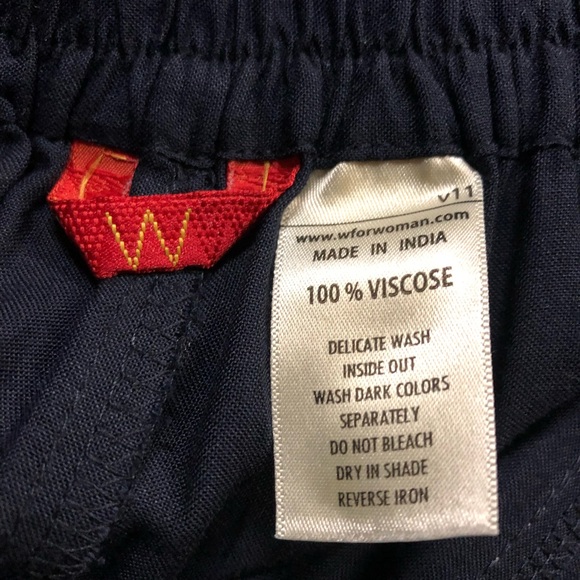 2 piece Wide Leg Crop Top Boho Style Outfit - sz L - Picture 7 of 9